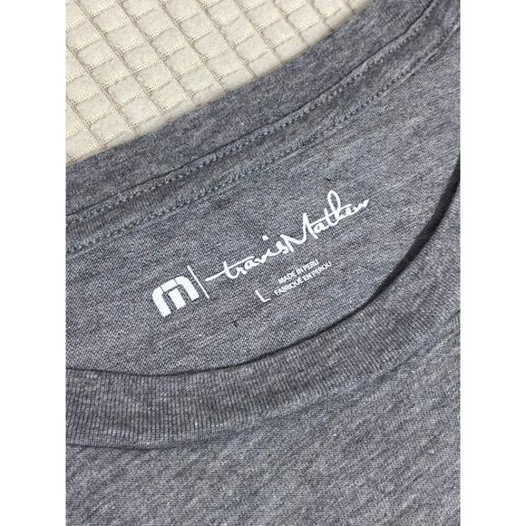 Travis Mathew Happy Hanukkah Short Sleeve T Shirt Men's Large Gray - Picture 5 of 7